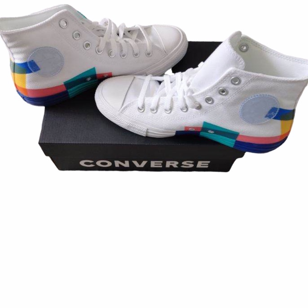 Last 2❗️New Abstract Converse canvas Chuck Taylor Allstar Shoes